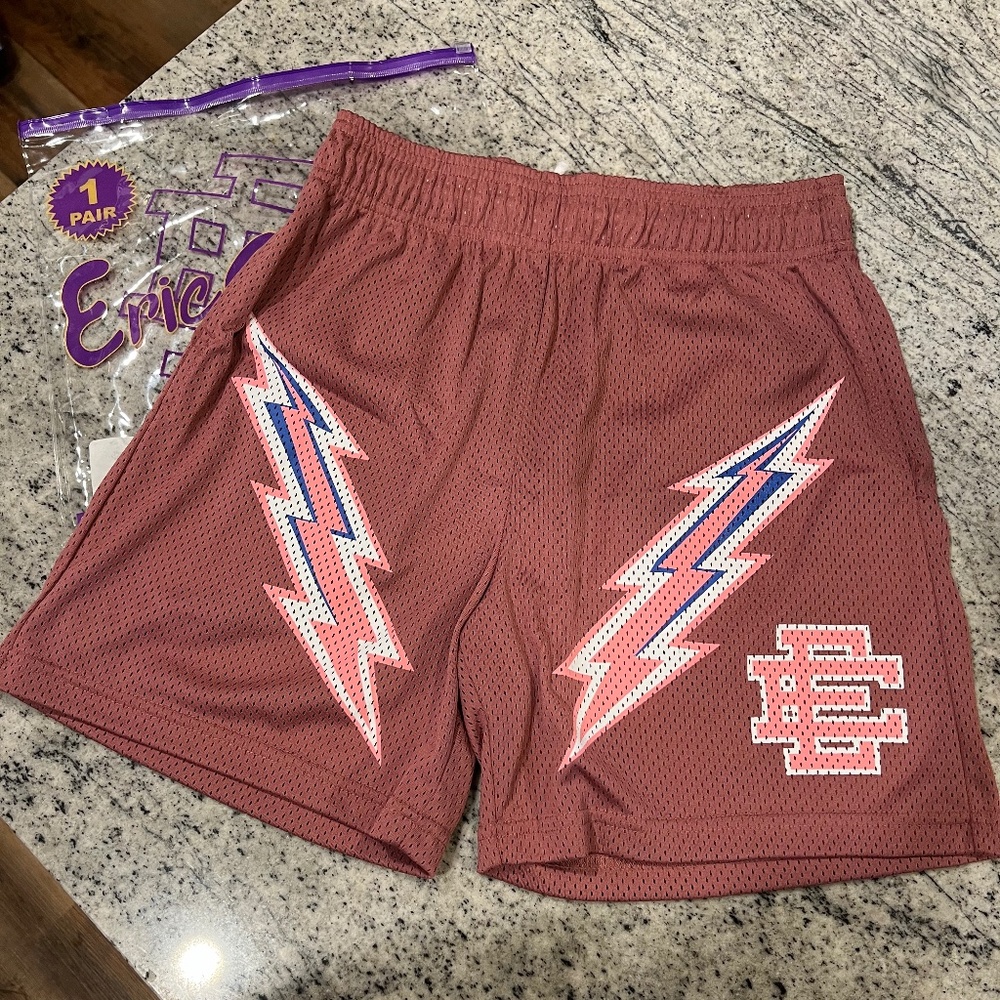 Eric Emanuel lightening bolt shorts